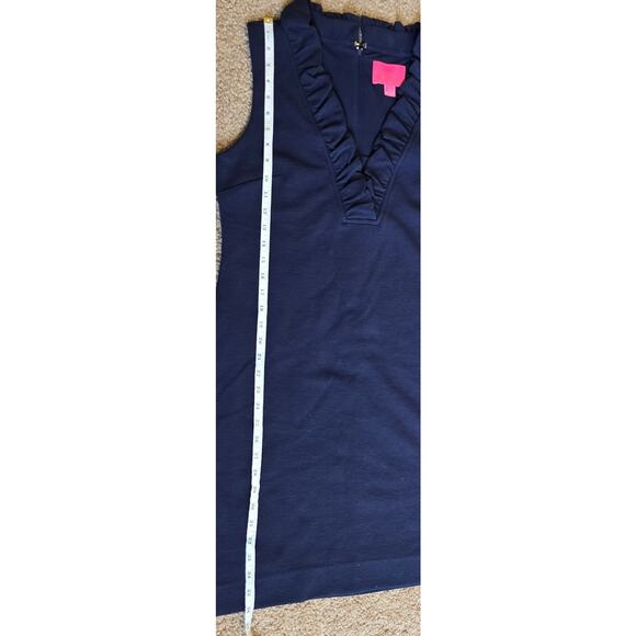 Lilly Pulitzer Tisbury Knit Ruffle Sleeveless Dress - Picture 12 of 13